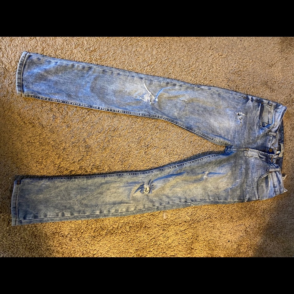 Blue cut jeans
